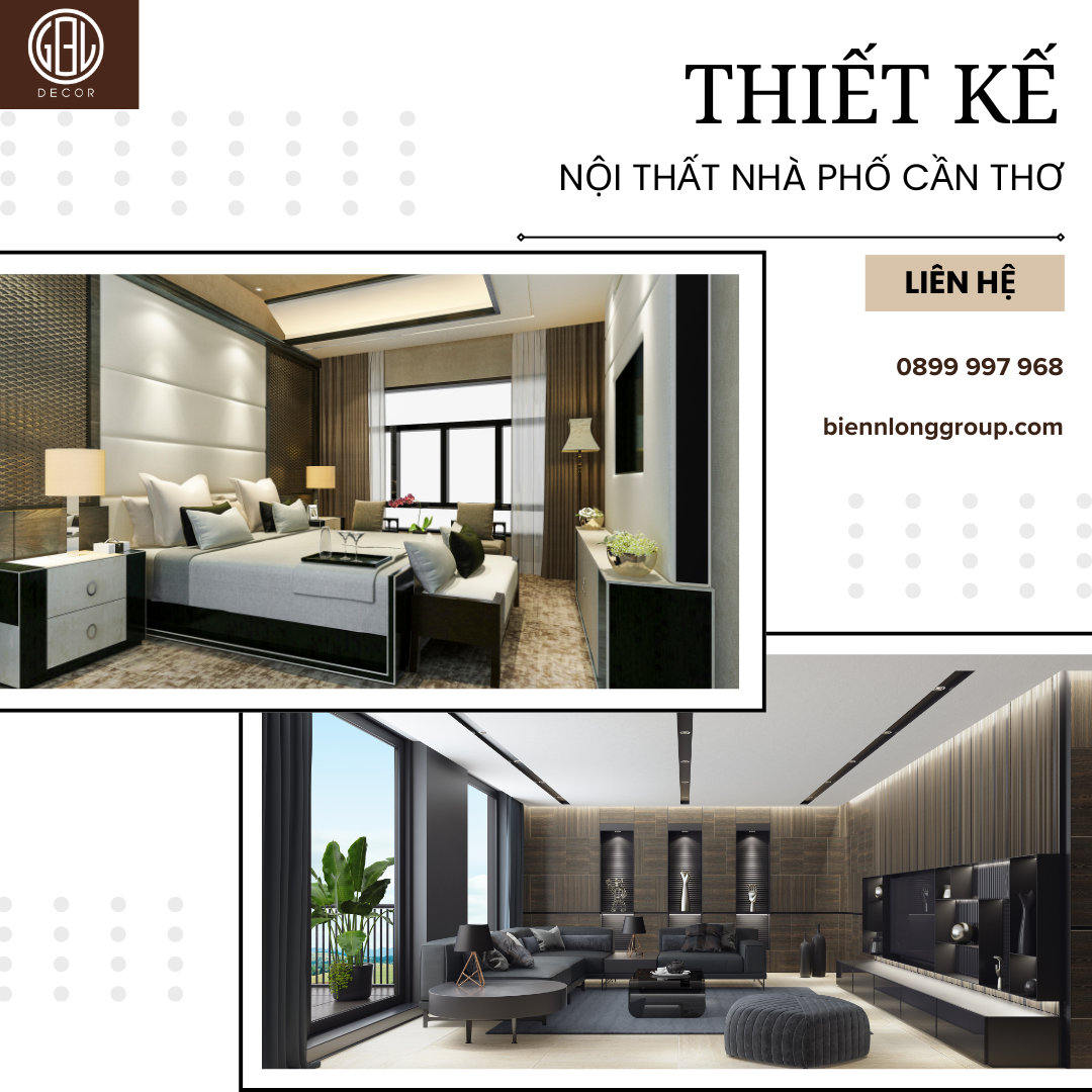 Thiết kế nội thất nhà phố đẹp Cần Thơ